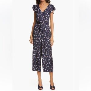Rebecca Taylor Navy Floral Jumpsuit